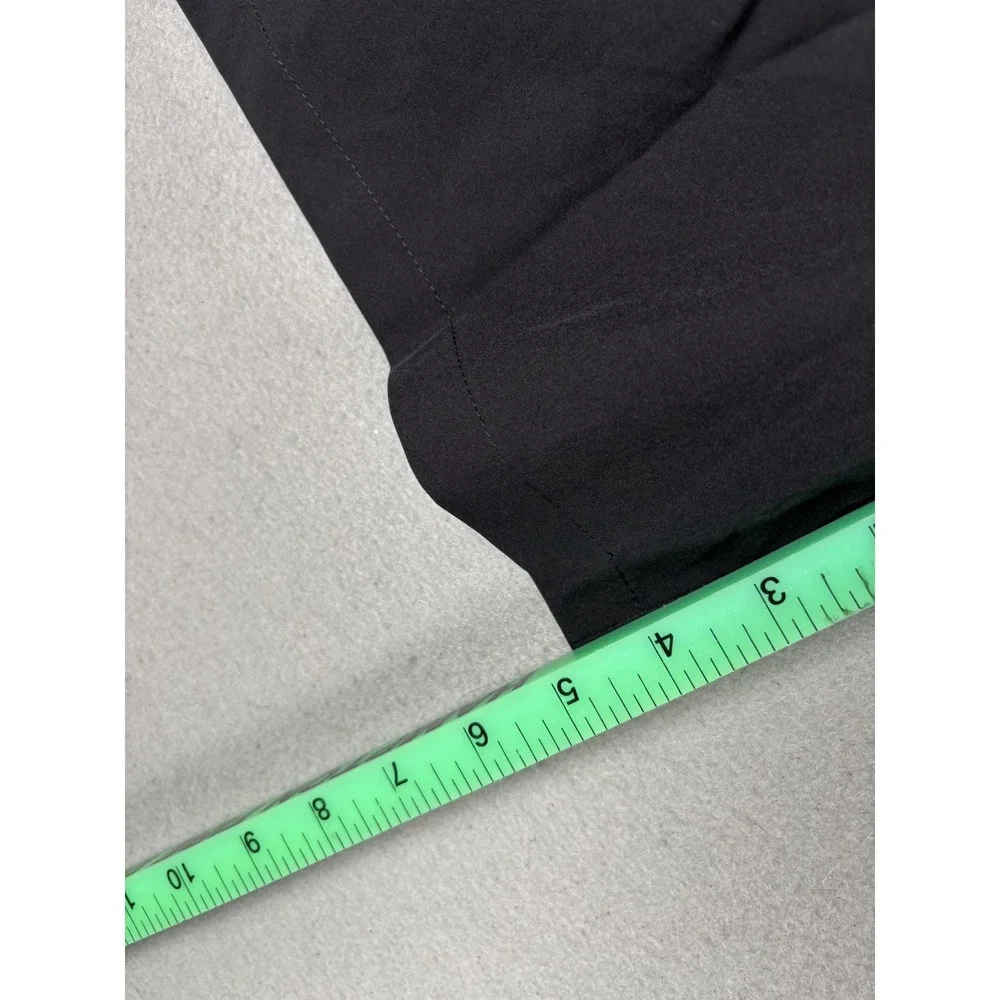 Northyard Shorts Mens Large Black Running Zip Pockets 8 Inseam Reflective Lined